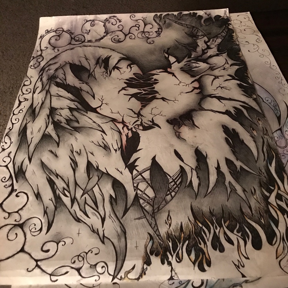 I’m selling in originally drawn picture art